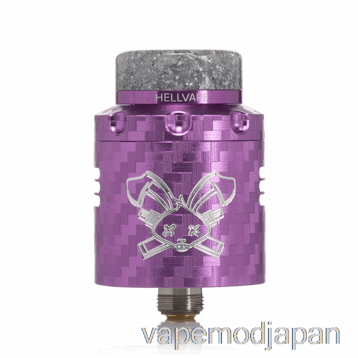 VAPE Japan Hellvape Dead Rabbit V3 24mm RDA パープル カーボンファイバー